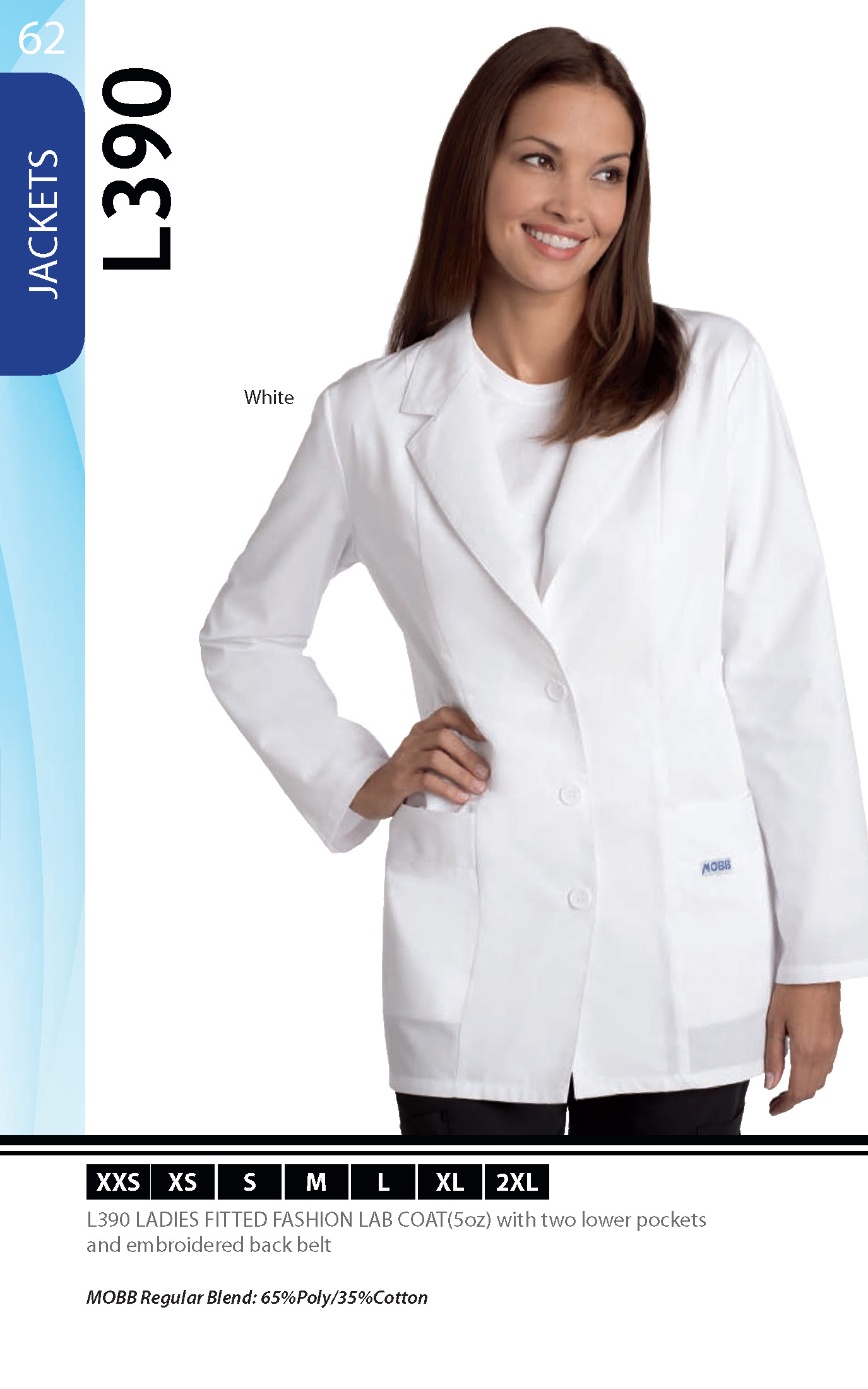 ladies white coat